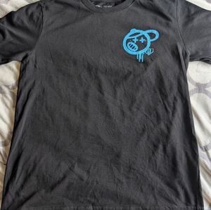 Baseball Lifestyle Boys XL Black T-Shirt with Blue Graphic